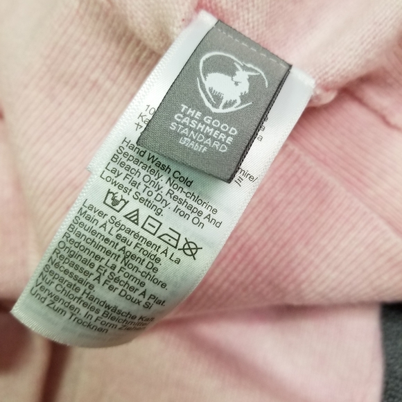 J. Crew Medium Women's 100% Cashmere Pink Sweater NWT - Picture 4 of 8